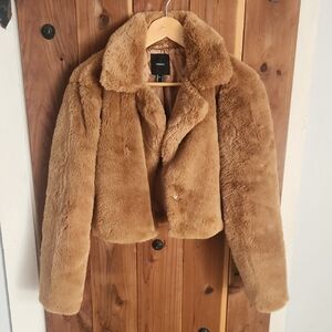 Forever 21 Camel Teddy Jacket